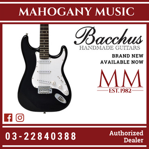 Bacchus BST-1R-BLK Universe Series Electric Guitar, Black
