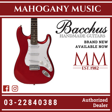 Bacchus BST-1R-CAR Universe Series Electric Guitar, Candy Apple Red