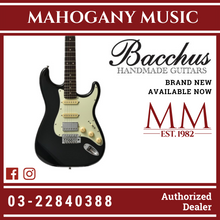 Bacchus BST-2-RSM/R-BLK Universe Series Roasted Maple Electric Guitar,Black