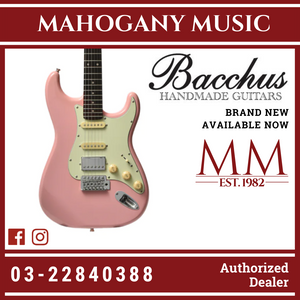 Bacchus BST-2-RSM/R-SLPK Universe Series Roasted Maple Electric Guitar, Shell Pink