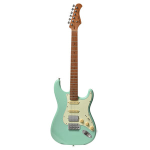Bacchus BST-2-RSM/M-SFG Universe Series Roasted Maple Electric Guitar, Seafoam Green