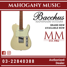 Bacchus BTE-1-RSM/M-OWH Universe Series Roasted Maple Electric Guitar, Olympic White