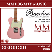 Bacchus BTE-1-RSM/M-SLPK Universe Series Roasted Maple Electric Guitar, Shell Pink