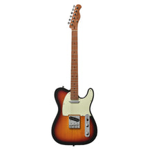 Bacchus BTE-1-RSM/M-3TS Universe Series Roasted Maple Electric Guitar, 3 Tone Sunburst
