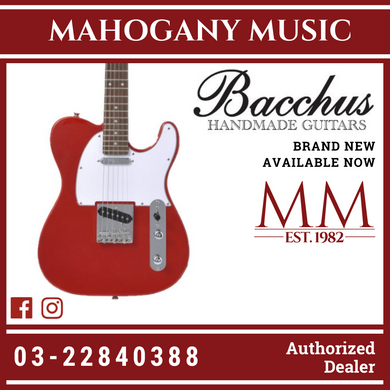 Bacchus BTE-1R-CAR Universe Series Electric Guitar, Candy Apple Red