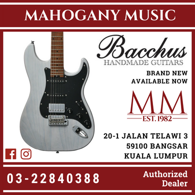 Bacchus BSH-800ASH/RSM-WBD White Electric Guitar