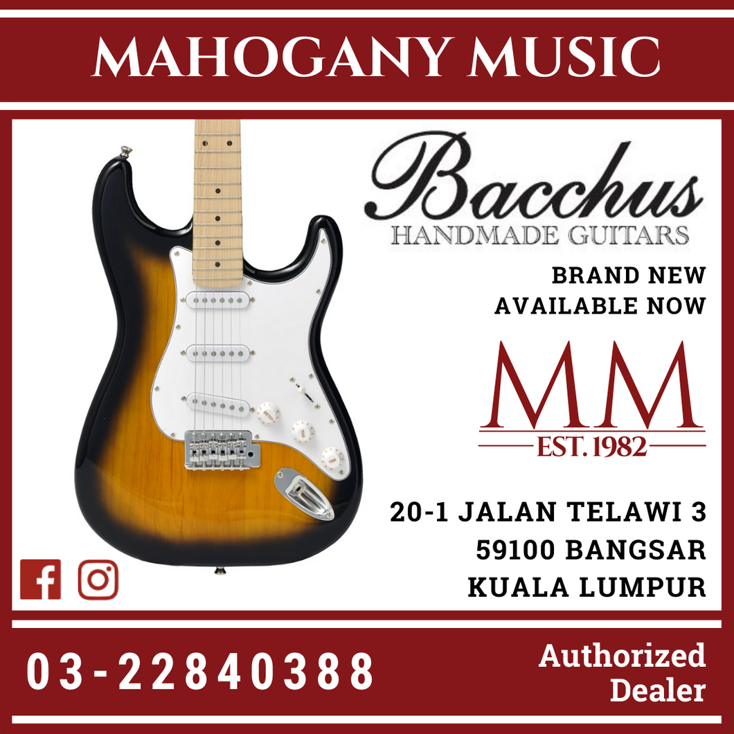 Bacchus BST-1M-2TS 2 Tone Sunburst Electric Guitar