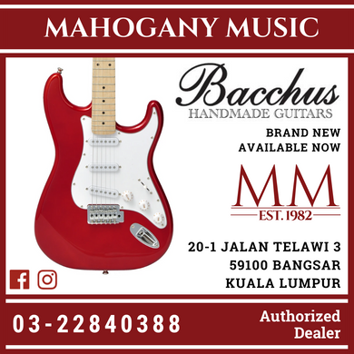 Bacchus BST-1M CAR Candy Apple Red Electric Guitar