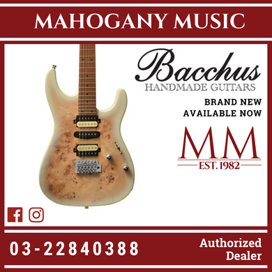 Bacchus IMPERIAL24-BP-RSM/M Universe Series Roasted Maple Electric Guitar, Blonde Burst
