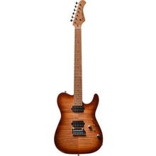 Bacchus TAC24 FMH-RSM/M N-BR-B Universe Series Roasted Maple Electric Guitar, Natural Brown Burst