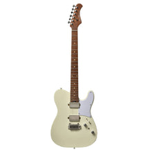 Bacchus TACTICS24-STD/RSM-OWH Global Series Roasted Maple Electric Guitar, Olympic White