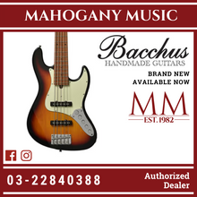 Bacchus WJB5-630-RSM/M-Act 3TS 5 String Base Universe Series Bacchus, 3 Tone Sunburst