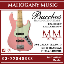Bacchus WL-534S-ALD-SP Pink 5 String Bass