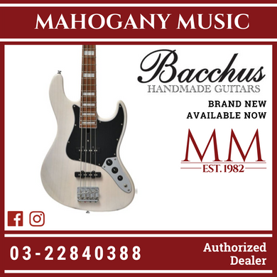 Bacchus WL4-ASH33 RSM/M-WBD Global Series Roasted Maple Electric Bass,