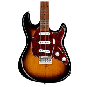 Sterling CT50SSS-VSB, Cutlass Series SSS Electric Guitar, Vintage Sunburst