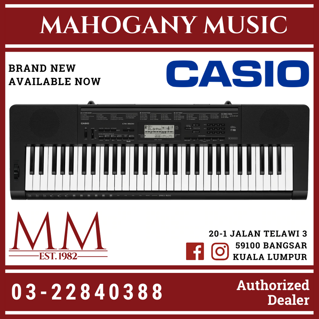Casio Tone CTK-3500 Standard Keyboard
