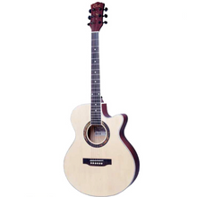 Cate QM-602 Natural Finish Acoustic Guitar