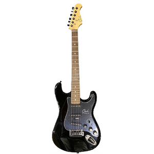 Cate QM-EK02 Black Finish Electric Guitar W/Bag