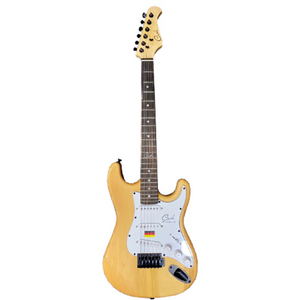 Cate QM-EK02 Natural Finish Electric Guitar W/Bag