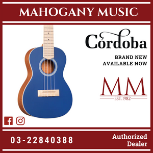 Cordoba 15CM Ukulele - Mahogany Top, Mahagony Back & Sides - Classic Blue
