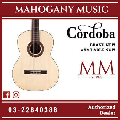 Cordoba C5 SP Guitar Pack - Solid Engelmann Spruce Top, Mahogany Back & Sides, Classical Guitar For Beginners to Intermediate Players