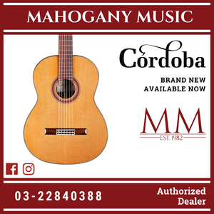 Cordoba C7 CD Guitar Pack - Solid Canadian Cedar Top, Rosewood Back & Sides, Best Classical Guitar For Intermediate Players