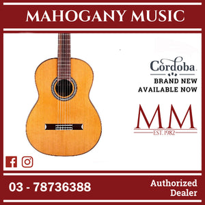 Cordoba C9 CD - Solid Canadian Cedar Top, Solid African Mahogany Back & Sides, With Cordoba Polyfoam Guitar Case - Full Solid
