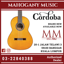 Cordoba C9 Parlor 7/8 - Solid Canadian Cedar Top, Solid African Mahogany Back & Sides, Guitar Case - Full Solid