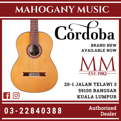 Cordoba C7 CD Guitar Pack - Solid Canadian Cedar Top, Rosewood Back & Sides