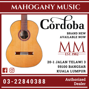 Cordoba Iberia - C7 CD Solid Cedar Top Classical Guitarwith Gator Case