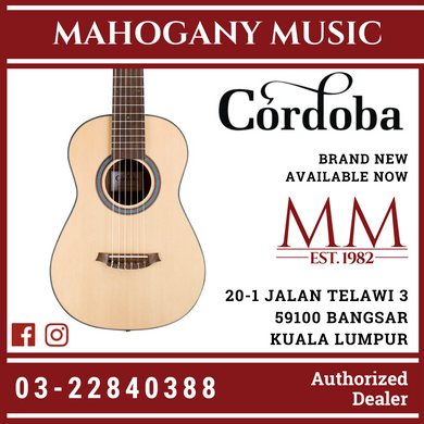 Cordoba Mini II Padauk - Solid Spruce Top, Padauk Back & Sides