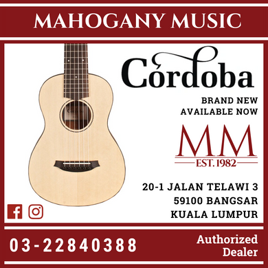 Cordoba Mini M - Solid Spruce Top, Mahogany Back & Sides with Standard Bag