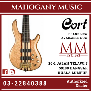 Cort A5 Custom 20th Anniversary 5 String Natural Bass Guitar