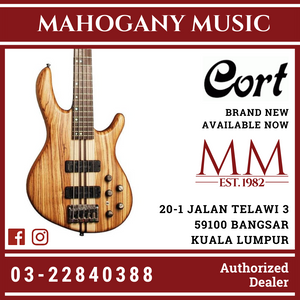 Cort A5 Custom Z Natural Finish 5 String Bass Guitar