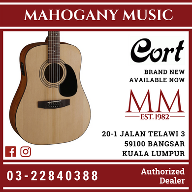 Cort AD-810E Open Pore 12-String Guitar