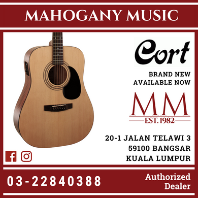 Cort AD-810E Open Pore Acoustic Guitar