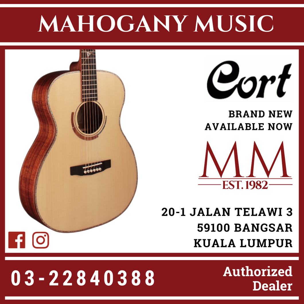 Cort Abstract Limited Edition Natural Acoustic Guitar