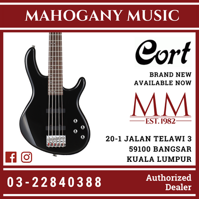 Cort Action-V Black Plus Electric Bass