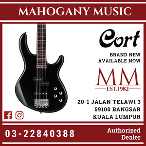 Cort Action Black 4 String Bass