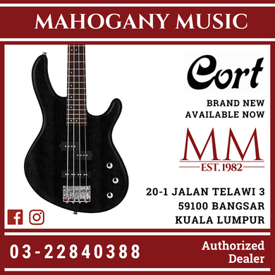 Cort Action-PJ Black Electric Bass W/Bag
