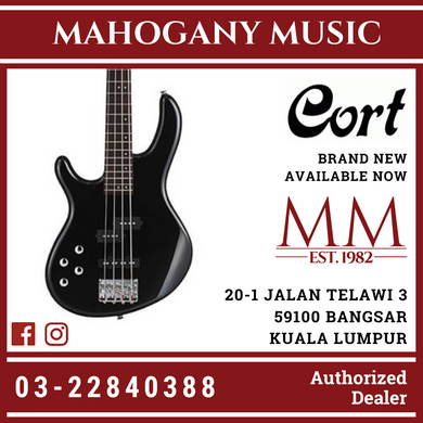 Cort Action Plus Black Left Handed Electric Bass
