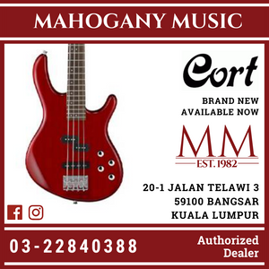 Cort Action Plus Trans Red Electric Bass