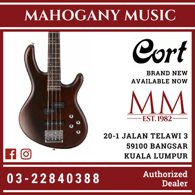 Cort Action Walnut Satin 4-String Bass
