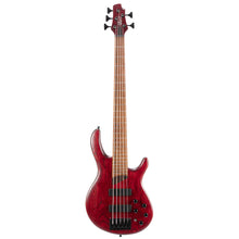 Cort B-5 Open Pore Burgundy Red Element Electric Bass W/Bag