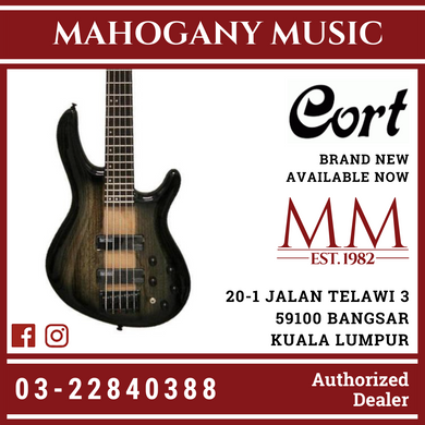 Cort C5 PLUS ZBMH Electric Bass W/Bag