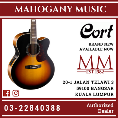 Cort CJ-3V Tobacco Burst Acoustic Guitar