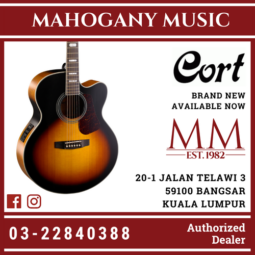 Cort CJ-3V Tobacco Burst Acoustic Guitar