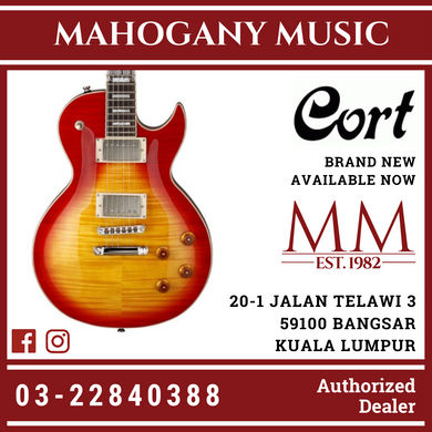 Cort CR-250 Cherry Red Sunburst Electric Guitar