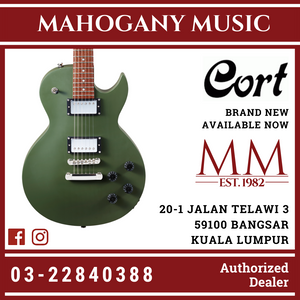 Cort CR150 Olive Drab Satin Electric Guitar