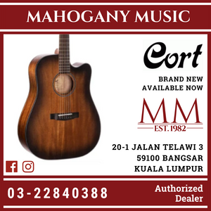 Cort Core-DC AMH Open Pore Black Burst Acoustic Guitar